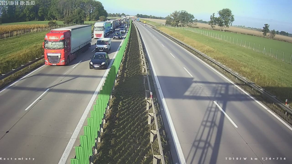 Wypadki na dolnośląskich drogach i roboty drogowe na A4 - fot.GDDKiA