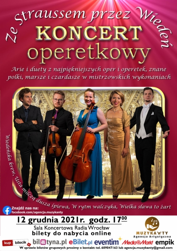 Koncert operetkowy – Ze Straussem przez Wiedeń - fot. mat. prasowe