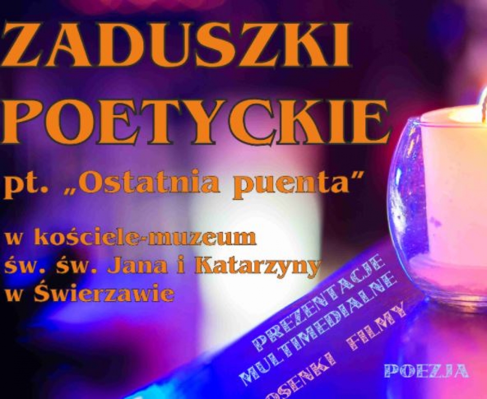 Zaduszki poetyckie w Świerzawie - fot. mat. prasowe