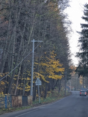 Stały nawet bliżej niż znaki i bariery. Absurd przy drodze w okolicach Świdnicy - 0