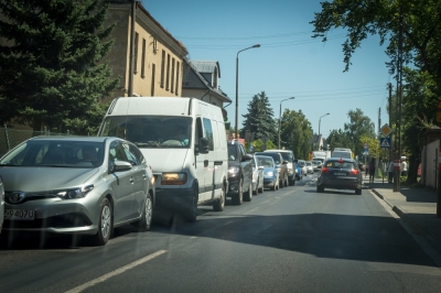 Wrocław: Ulica Krzycka coraz bardziej zakorkowana
