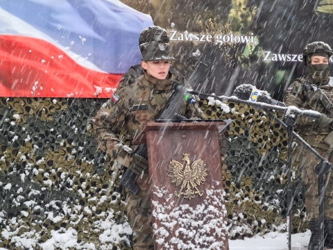 Żołnierze 16. Dolnośląskiej Brygady Obrony Terytorialnej złożyli przysięgę wojskową - 1