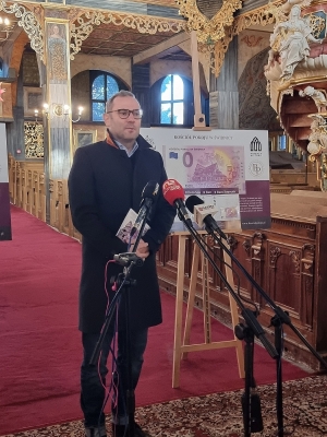 Wizerunek Kościoła Pokoju w Świdnicy trafił na banknot pamiątkowy o nominale 0 euro - 4