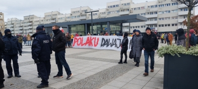 Protest antyszczepionkowców we Wrocławiu