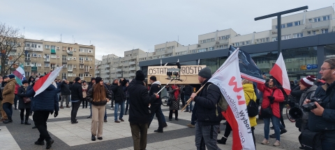 Protest antyszczepionkowców we Wrocławiu - 0