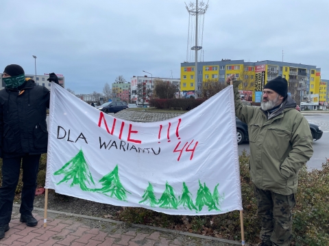 Mieszkańcy gminy Jelcz-Laskowice protestowali przeciwko kolei dużych prędkości - 2