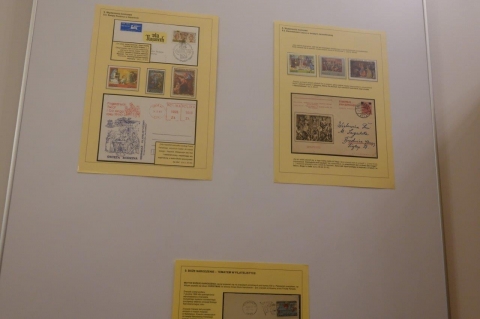 Najstarszy religijny znaczek pocztowy do zobaczenia w muzeum Hauptmanna  - 1