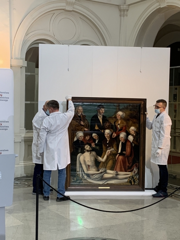 Po 80 latach zaginiony obraz wrócił do Muzeum Narodowego - fot. Piotr Osowicz