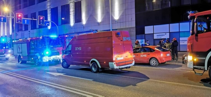 Pożar na 35. piętrze wieżowca Sky Tower. Jaka była przyczyna? [AKTUALIZACJA] - zdjęcia: Dominik Michalski