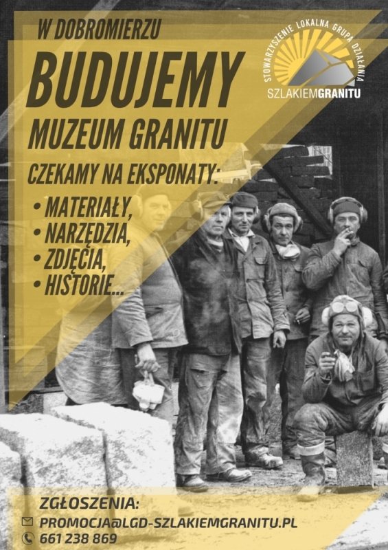 Tworzą muzeum granitu, proszą o zdjęcia i historie - mat. prasowe