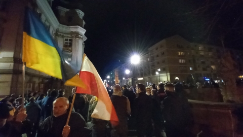 Dolnoślązacy solidaryzują się z Ukrainą - wiece we Wrocławiu i Legnicy [ZDJĘCIA] - 4