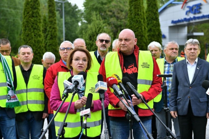 Europosłanka PiS Anna Zalewska spotkała się dziś ze związkowcami z kopalni Turów - zdjęcie ilustracyjne: fot: Twitter Anna Zalewska