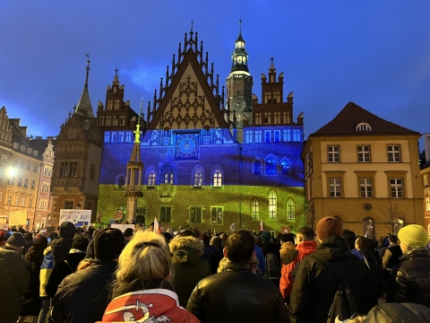 Mieszkańcy Wrocławia i Polkowic znów solidarni z Ukrainą - 6