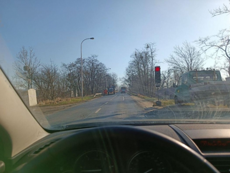 Horror kierowców na południu Wrocławia. Zamknięta Konduktorska i wahadło przy Gazowej - zdjęcie użytkownika wykop.pl