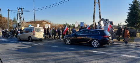 Czernica przyłącza się do protestów przeciw Kolei Dużych Prędkości [ZDJĘCIA] - 2