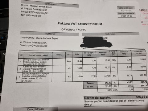 Włodzice Małe: Po jednodniowym wynajmie świetlicy dostali rachunek za wodę na 600 złotych - 1