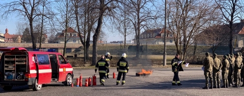 Ćwiczenia 16. Dolnośląskiej Brygady Obrony Terytorialnej z Państwową Strażą Pożarną - 7