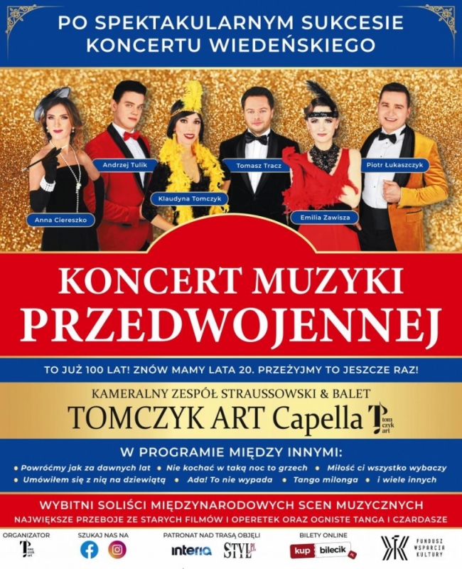 Lata 20-te, lata 30-te - Koncert Muzyki Przedwojennej - .
