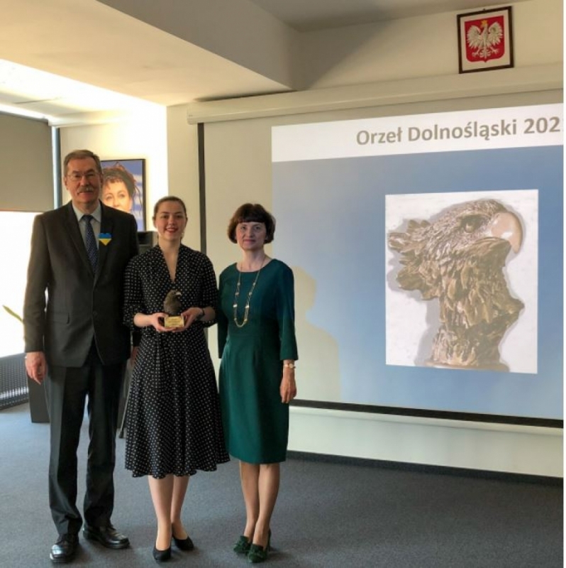 Orzeł Dolnośląski wylądował - fot. XIV LO we Wrocławiu