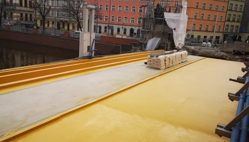 Mosty Pomorskie we wrocławskich barwach - za nami kolejny etap prac - fot. www.Wroclaw.pl