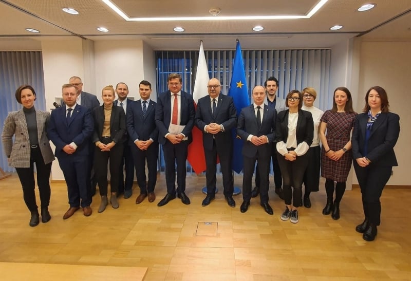 Dolnośląska delegacja spotkała się z urzędnikami Komisji Europejskiej w Brukseli - fot. RW