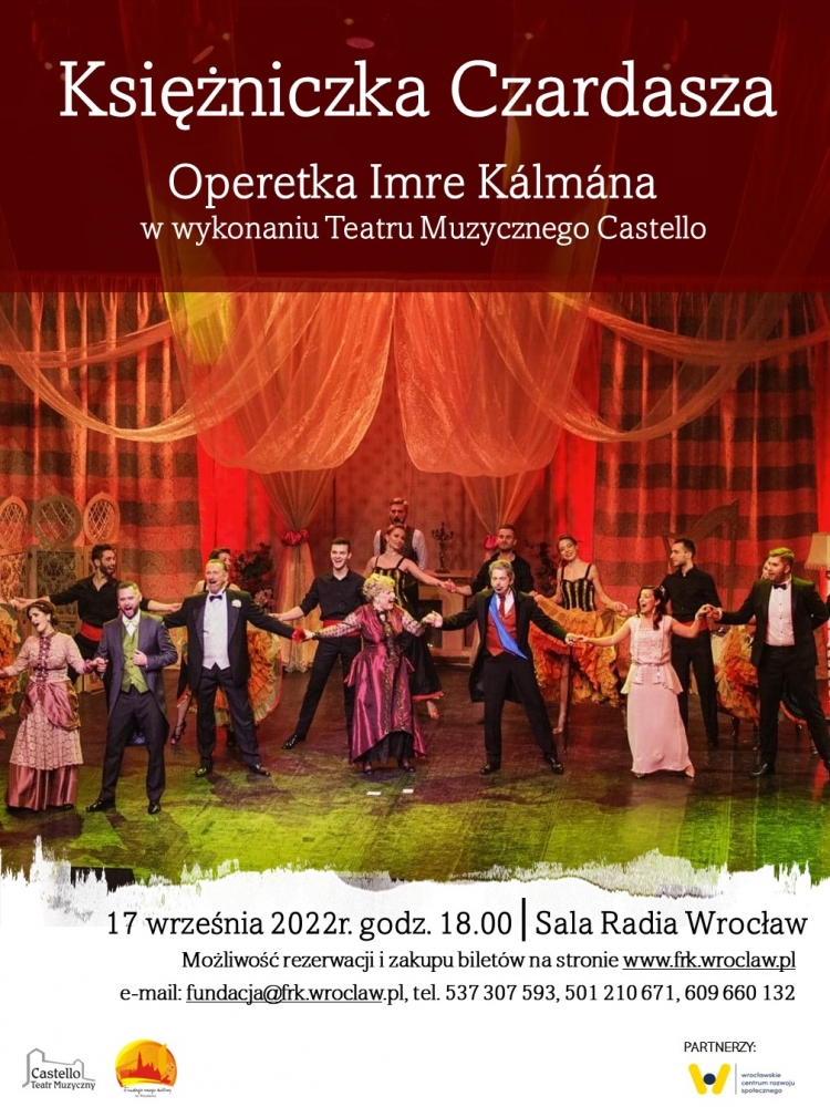 Księżniczka Czardasza - operetka Imre Kálmána - fot. mat. prasowe