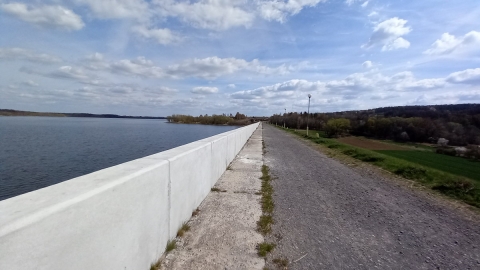 Wielki remont zbiornika retencyjnego koło Jawora [TYLKO U NAS] - 5