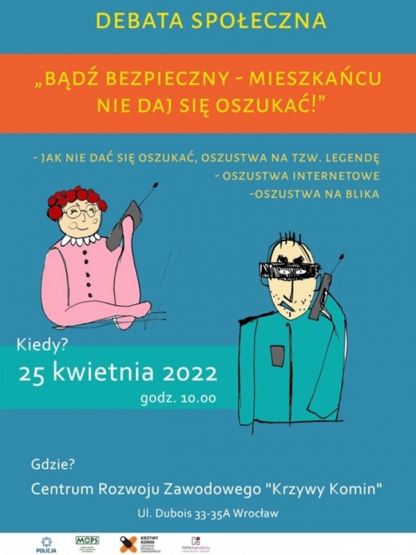 Bądź bezpieczny – Mieszkańcu nie daj się oszukać. Warsztaty wrocławskiej policji - Fot: materiały prasowe