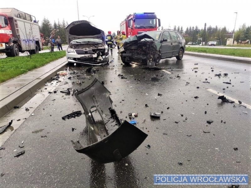 Uwaga, kierowcy! Ulica Buforowa nieprzejezdna w kierunku Żernik - fot. Wrocławska Policja