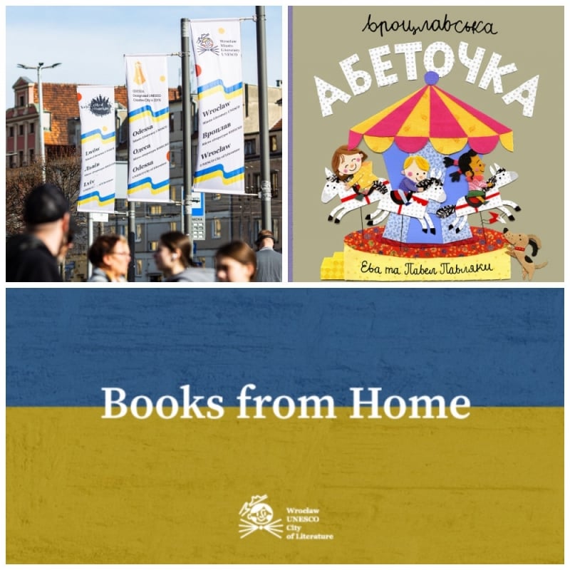 Wrocławski Dom Literatury rusza z akcją Books from Home skierowaną do ukraińskich dzieci - fot. mat. prasowe