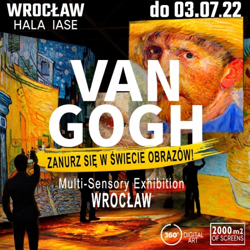 Multisensoryczna wystawa VAN GOGHA we Wrocławiu przedłużona do 3 lipca - fot. mat. prasowe