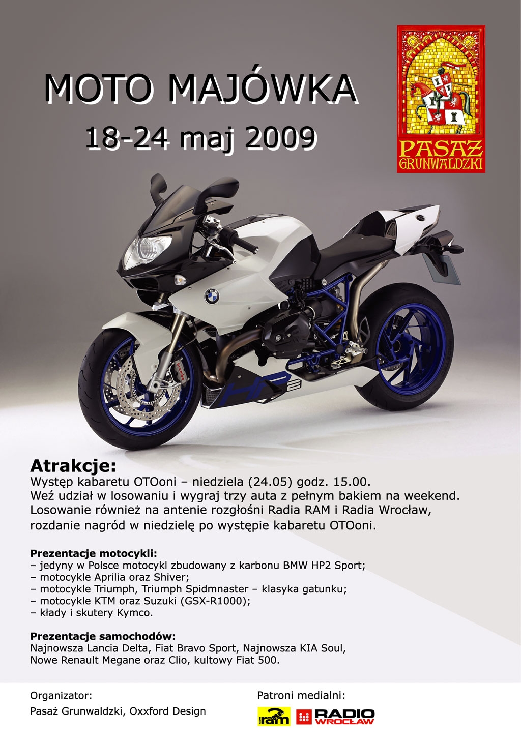Moto Majówka w Pasażu Grunwaldzkim -