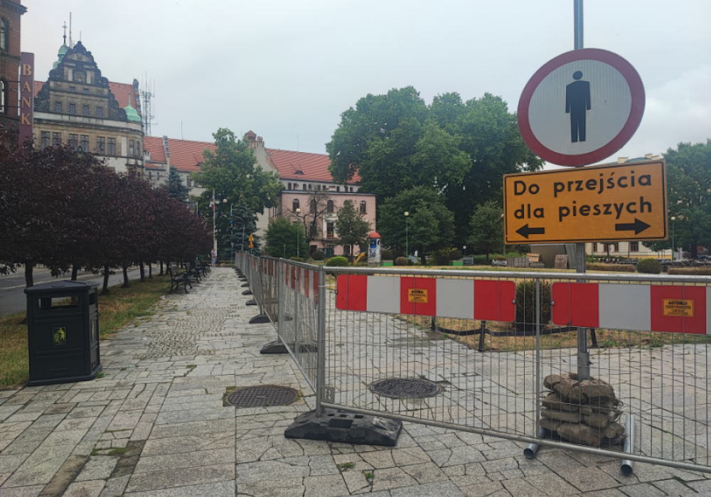 Ważny remont w centrum Legnicy - fot. Karolina Bieniek