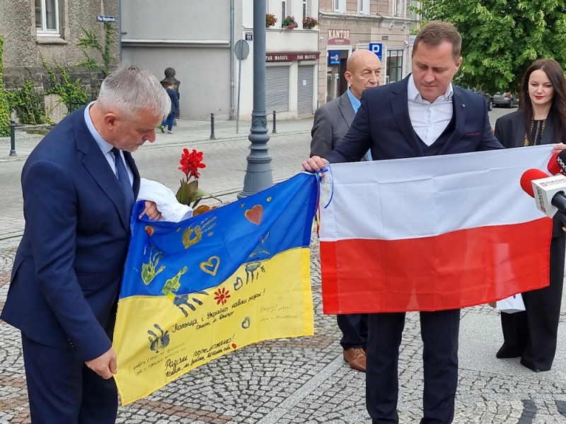 Delegacja z Ukrainy odwiedziła Wałbrzych - fot. Bartosz Szarafin
