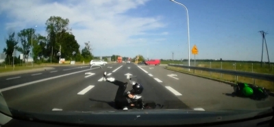 Tragiczny wypadek. Motocyklistka nie przeżyła [FILM 18+]