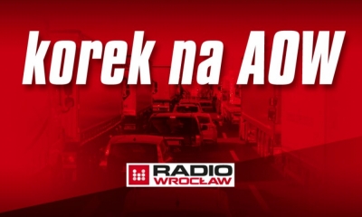 Roboty drogowe i długi korek na AOW