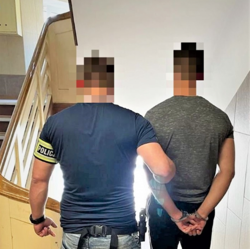 Podejrzany o pobicie kierowcy MPK już w rękach policji - fot. dolnośląska policja