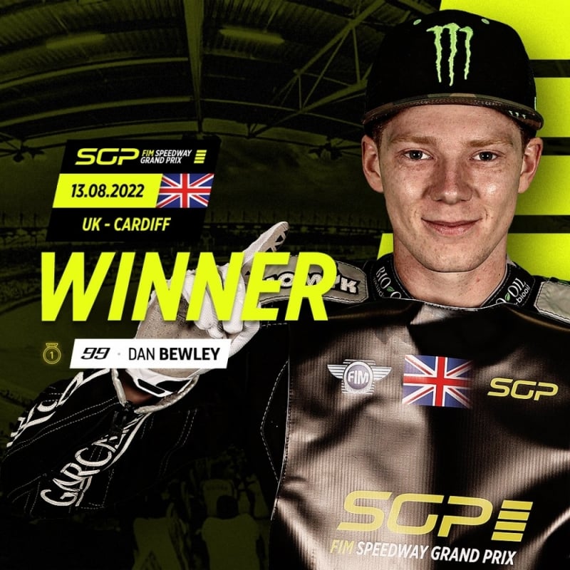 Żużlowiec Betardu Sparty Wrocław wygrał Grand Prix Wielkiej Brytanii - fot. FIM Speedway Grand Prix