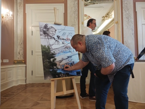 Mural Marii Koterbskiej odsłonięty [ZDJĘCIA] - 1