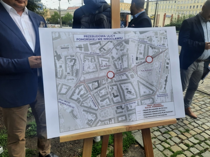 Komunikacyjne wyzwanie dla Nadodrza. Rozpoczyna się remont Pomorskiej - fot. Jakub Dworzecki