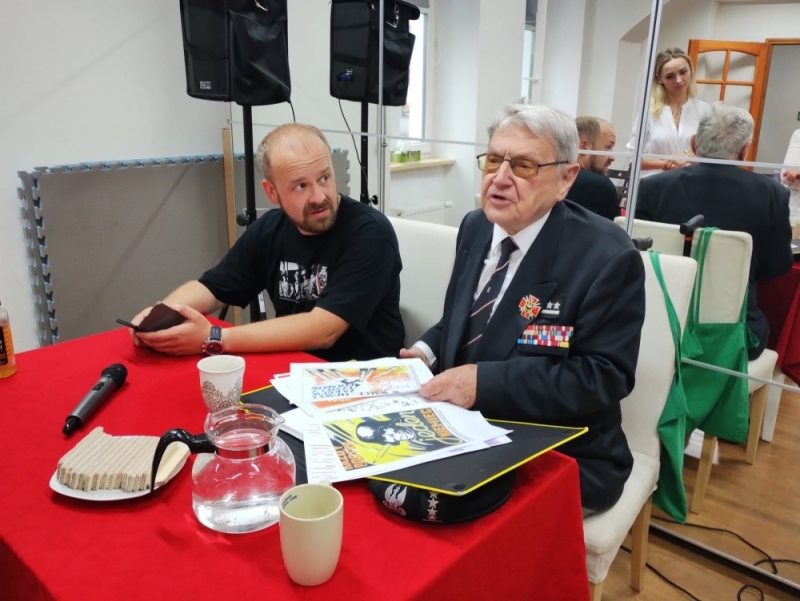 Niezwykła lekcja historii z uczestnikiem Powstania Warszawskiego - fot. Jakub Ciołko