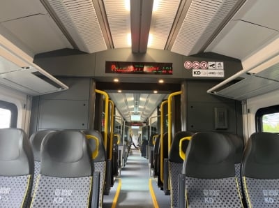 W Jelczu-Laskowicach zaprezentowano nowy pociąg Kolei Dolnośląskich