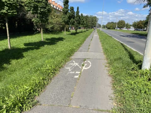 Fuszerka czy remont - zastanawiają się cykliści. Remont na ul. Obornickiej nie spodobał się rowerzystom [ZDJĘCIA] - 4