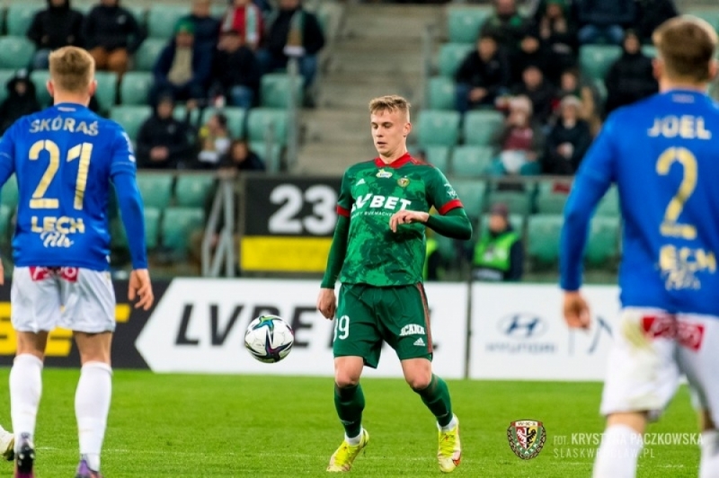 Szymon Lewkot wypożyczony do Górnika Łęczna - fot. slaskwroclaw.pl