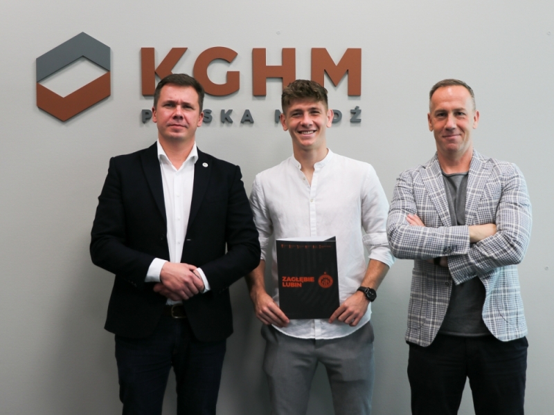 Łukasz Łakomy na dłużej w KGHM Zagłębiu Lubin - fot. zagleibe.com