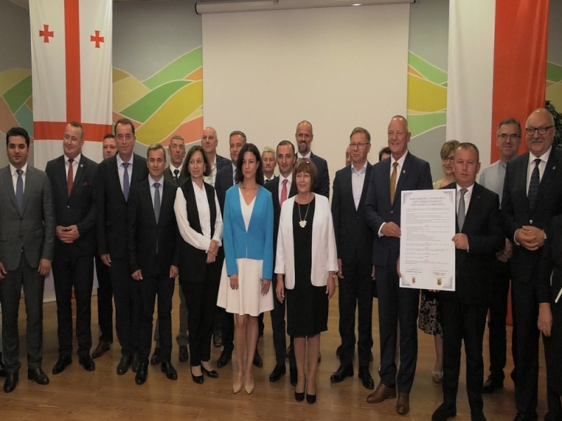 Gmina Bardo podpisała umowę partnerską z gruzińską gminą Keda - fot. Jarosław Wrona