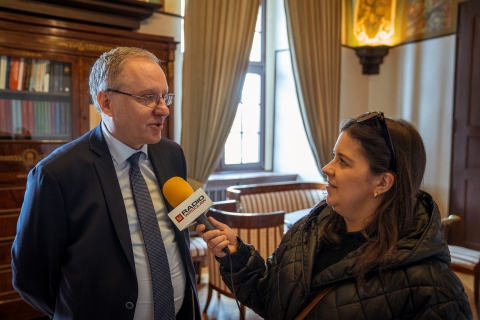 Studenci z Ukrainy otrzymali cyfrowe radioodbiorniki od Radia Wrocław - 13