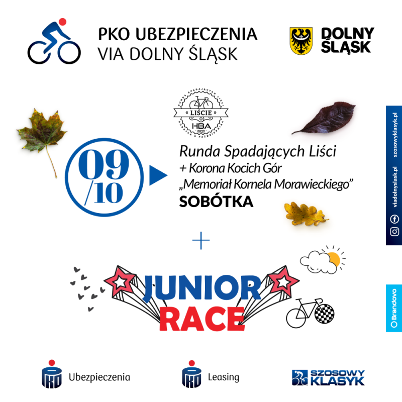 Runda spadających liści zakończy cykl PKO Ubezpieczenia VIA Dolny Śląsk - fot. mat. prasowe