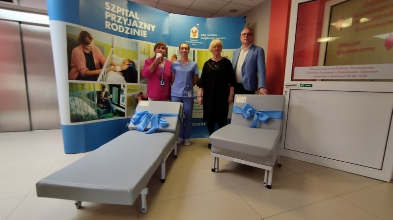 Do szpitala w Zgorzelcu trafiło 10 łóżek dla rodziców leczonych tam dzieci - for. Piotr Słowiński