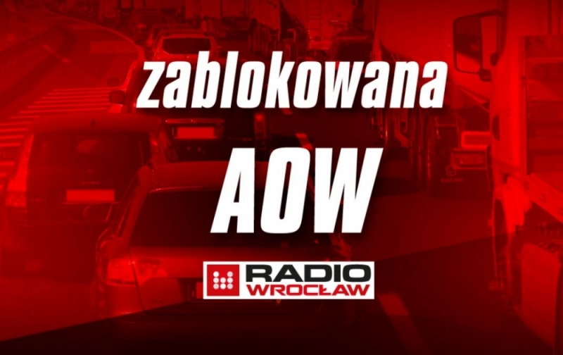 Zablokowana AOW w kierunku Warszawy - fot. RW